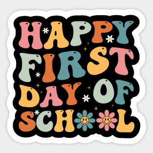 Happy First Day Of School Summer's Out For School Teacher Sticker